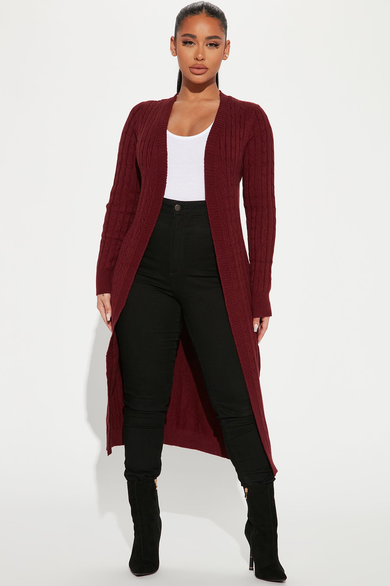 longline duster cardigan