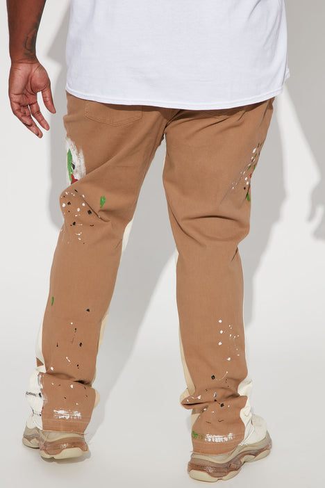 Tan hot sale stacked sweats