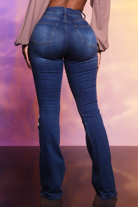 Lace up cheap jeans fashion nova