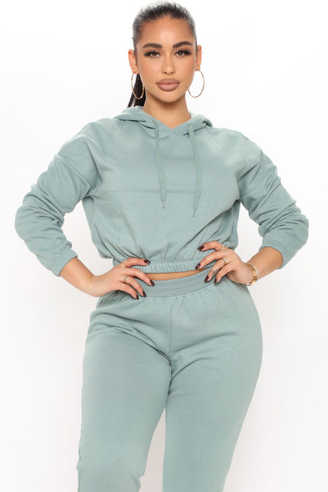 Get Ready Jogger Set Sage Fashion Nova Matching Sets