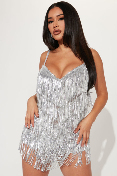Fashion nova sales fringe dress