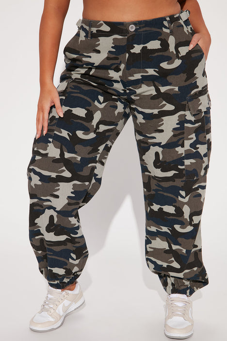 Women's Cadet Kim Oversized Camo Pants Combo in Pink Size 1X by Fashion Nova  in 2024