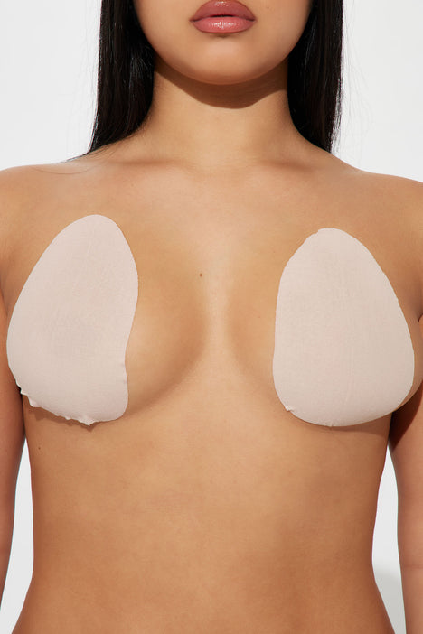 Perky And Lifted Stretchy Pastie Nipple Covers - Nude