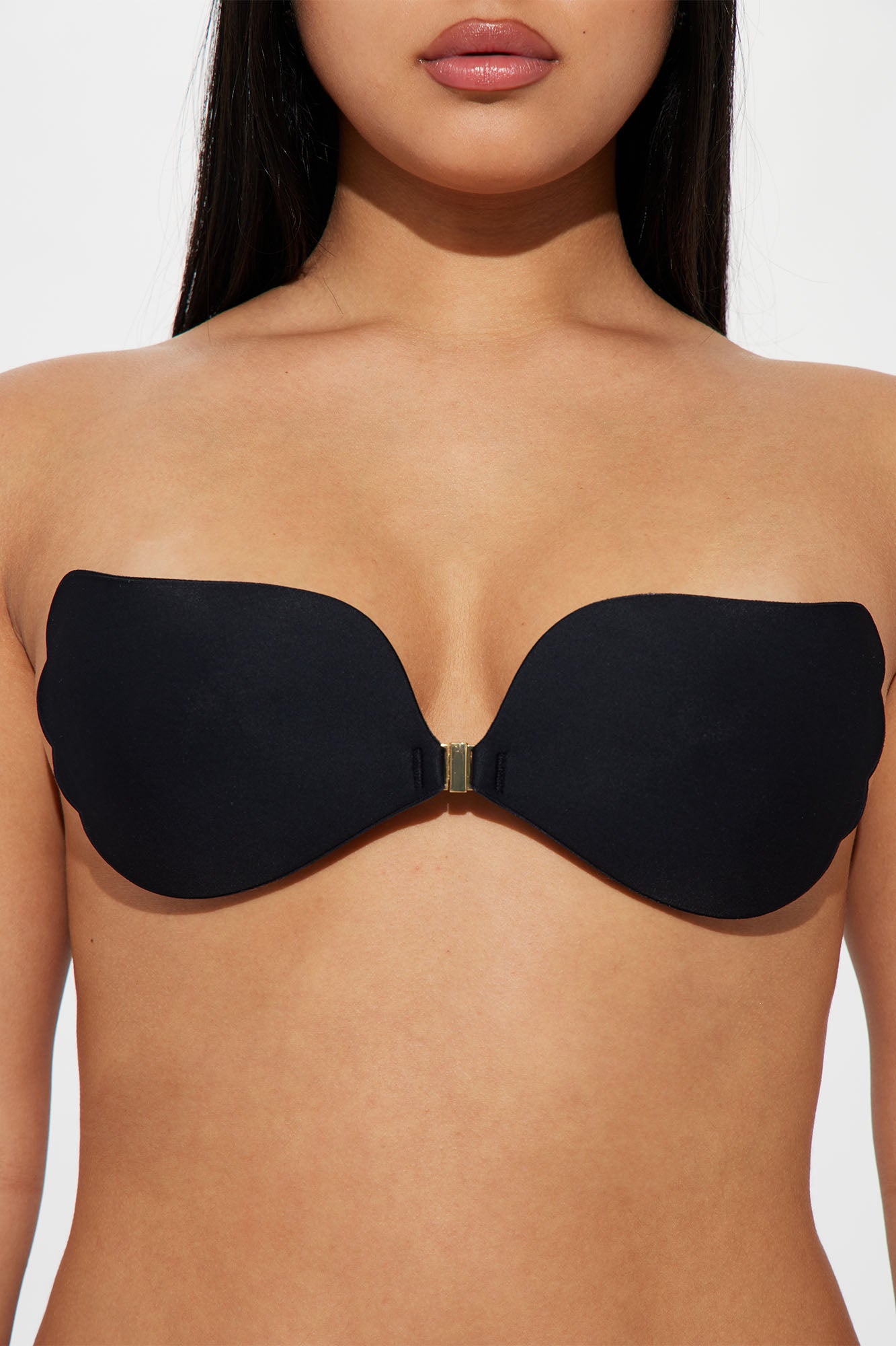 Invisible Push Up Bra in Black