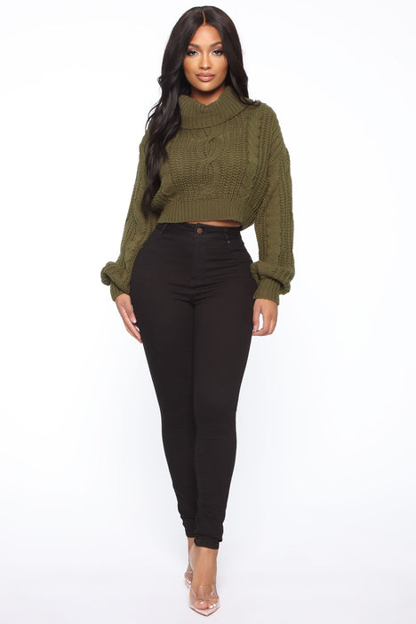 Fashion nova outlet crop top sweater