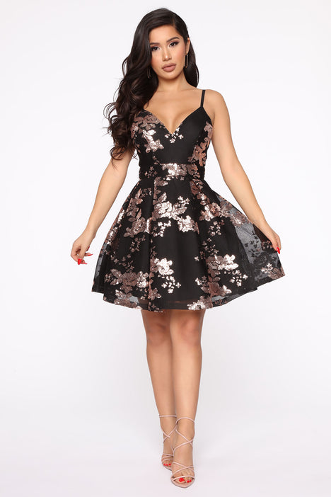 Fit and flare dress fashion nova hotsell