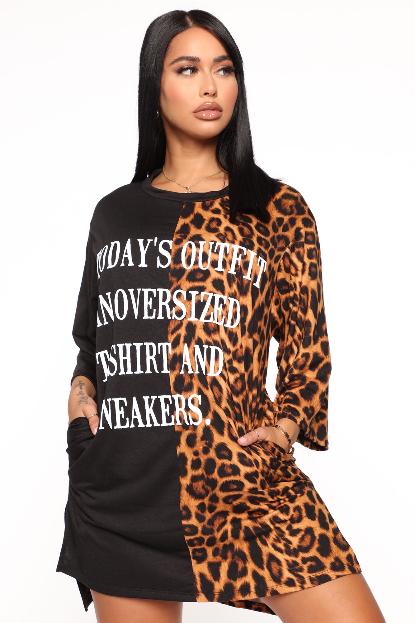 Today's outfit oversized shirt sales dress