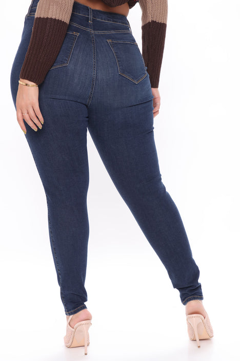 Dare Devil High Rise Skinny Jeans Dark Wash