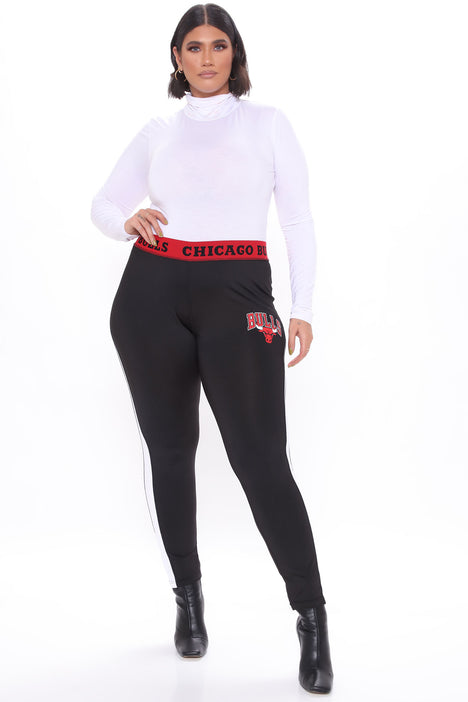 NBA Slam Dunk Bulls Sport Leggings - Black