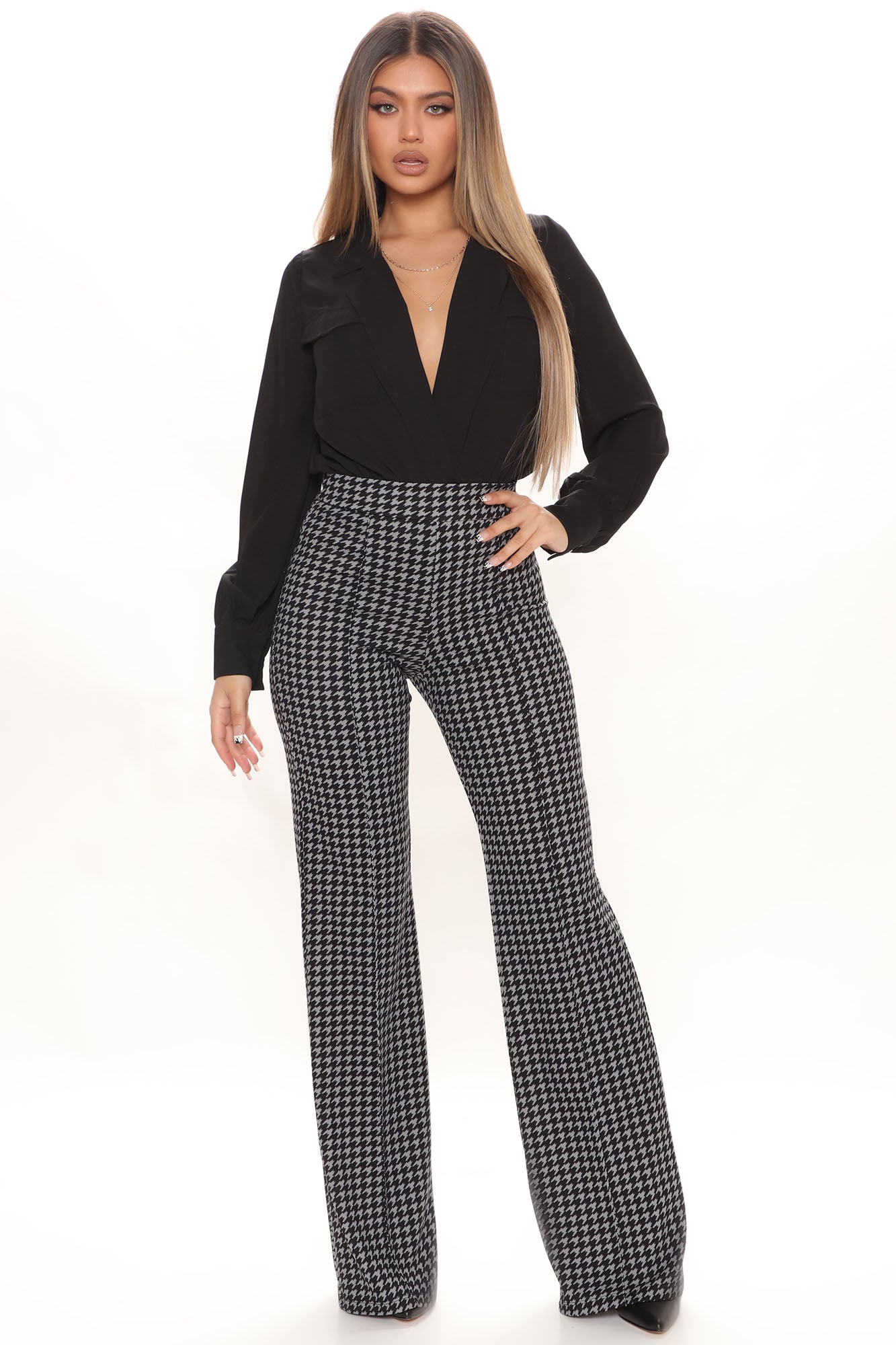 Laura Modern Fit Houndstooth Pants  Southcentre Mall