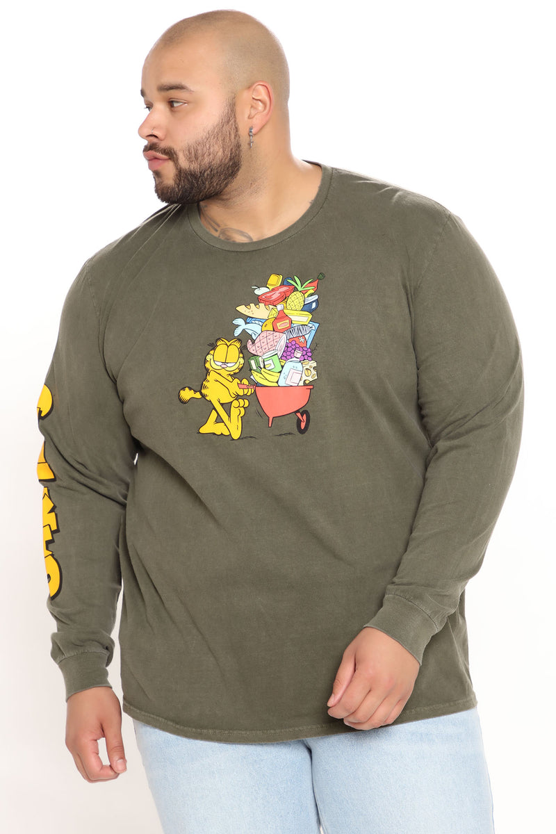 Garfield Long Sleeve T-Shirt - Chine Grey