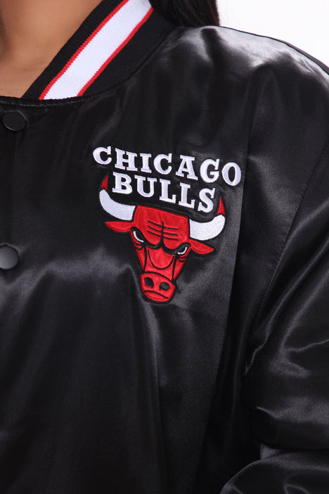 Chicago Bulls Threat Jacket - Black/Red, Fashion Nova, Mens Jackets