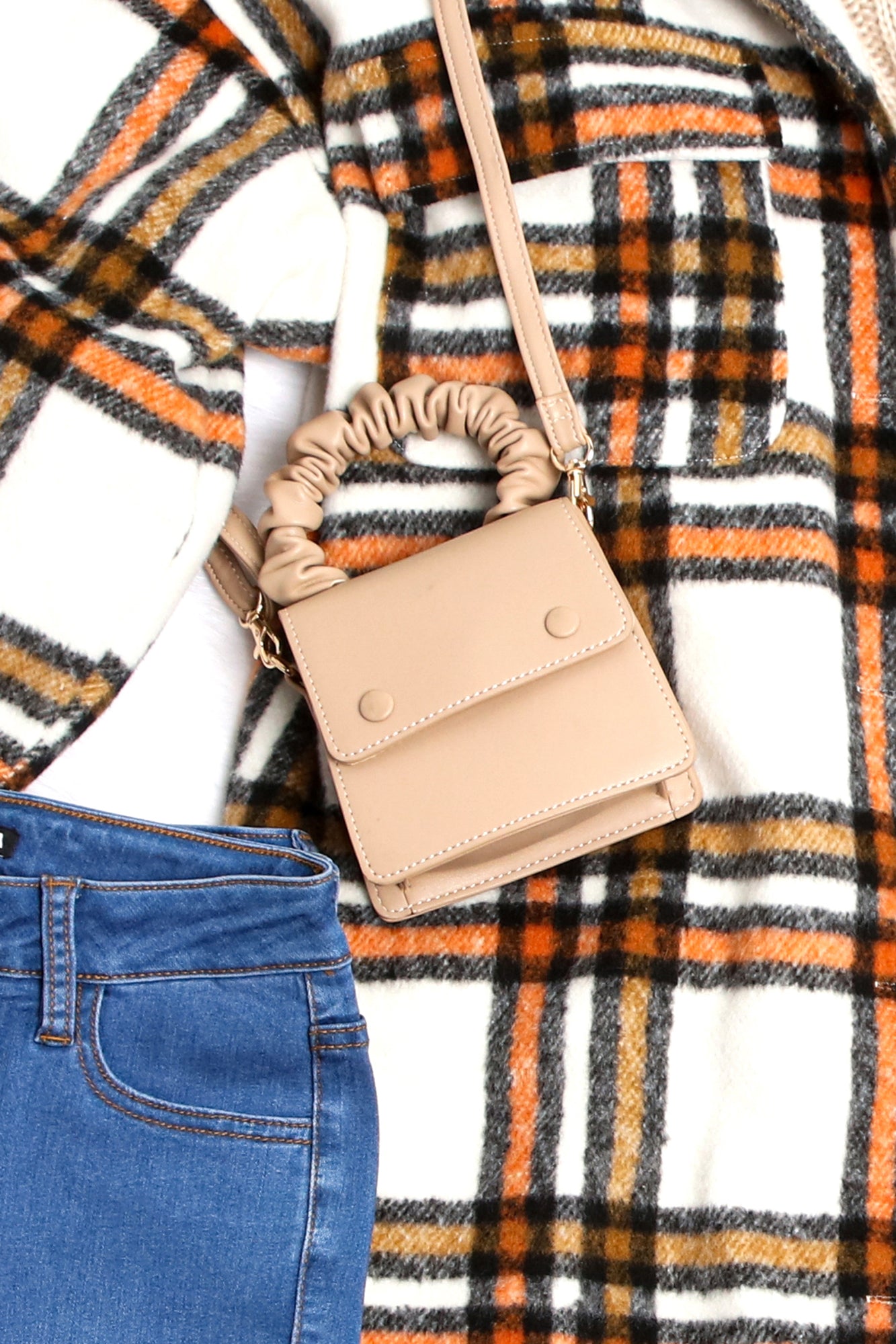 Out Of Your League Mini Bag Nude Fashion Nova Handbags