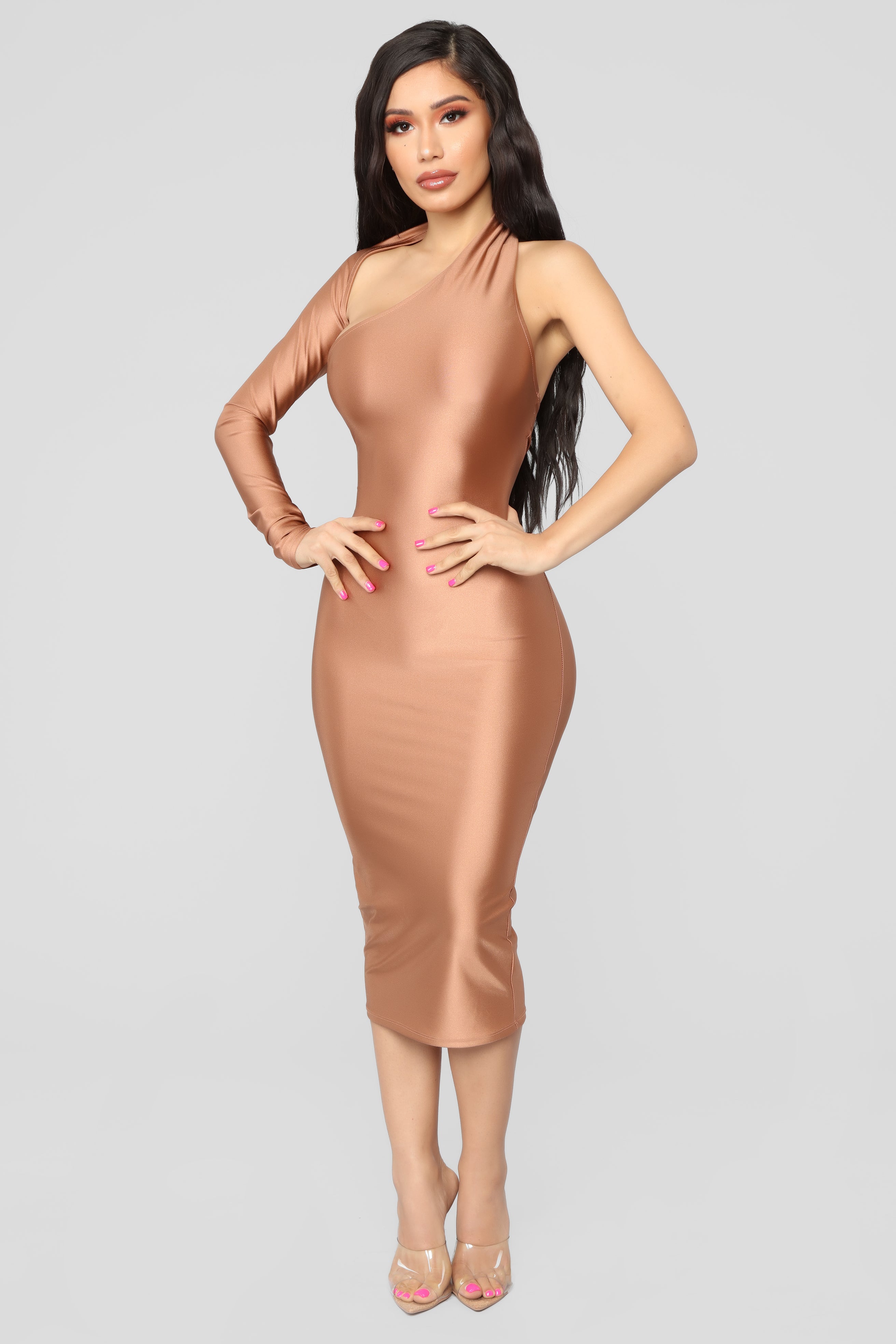 Fashion nova clearance one shoulder dress