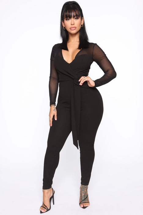 Classy Babe Jumpsuit - Black, Fashion Nova, Jumpsuits