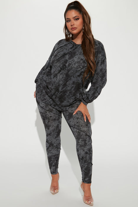 Chelsea Legging Pyjama Set - Grey - Women's