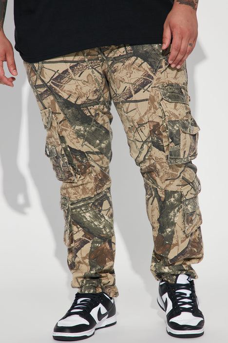 Never Too Many Pockets Cargo Slim Jeans - Camouflage