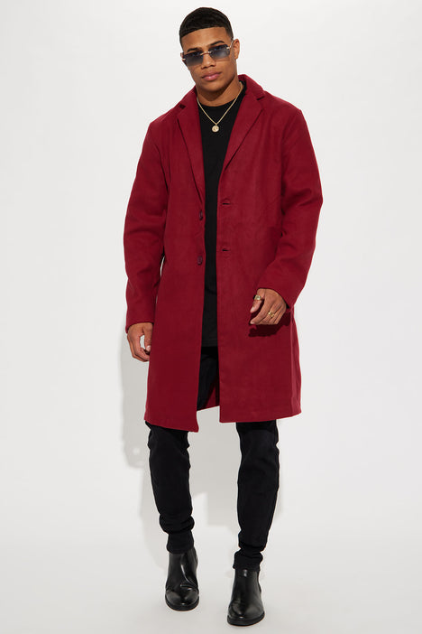 Red car coat best sale