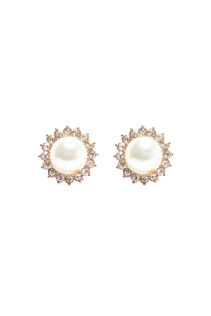 Keep It Simple Pearl Studs - Gold | Fashion Nova, Jewelry | Fashion Nova