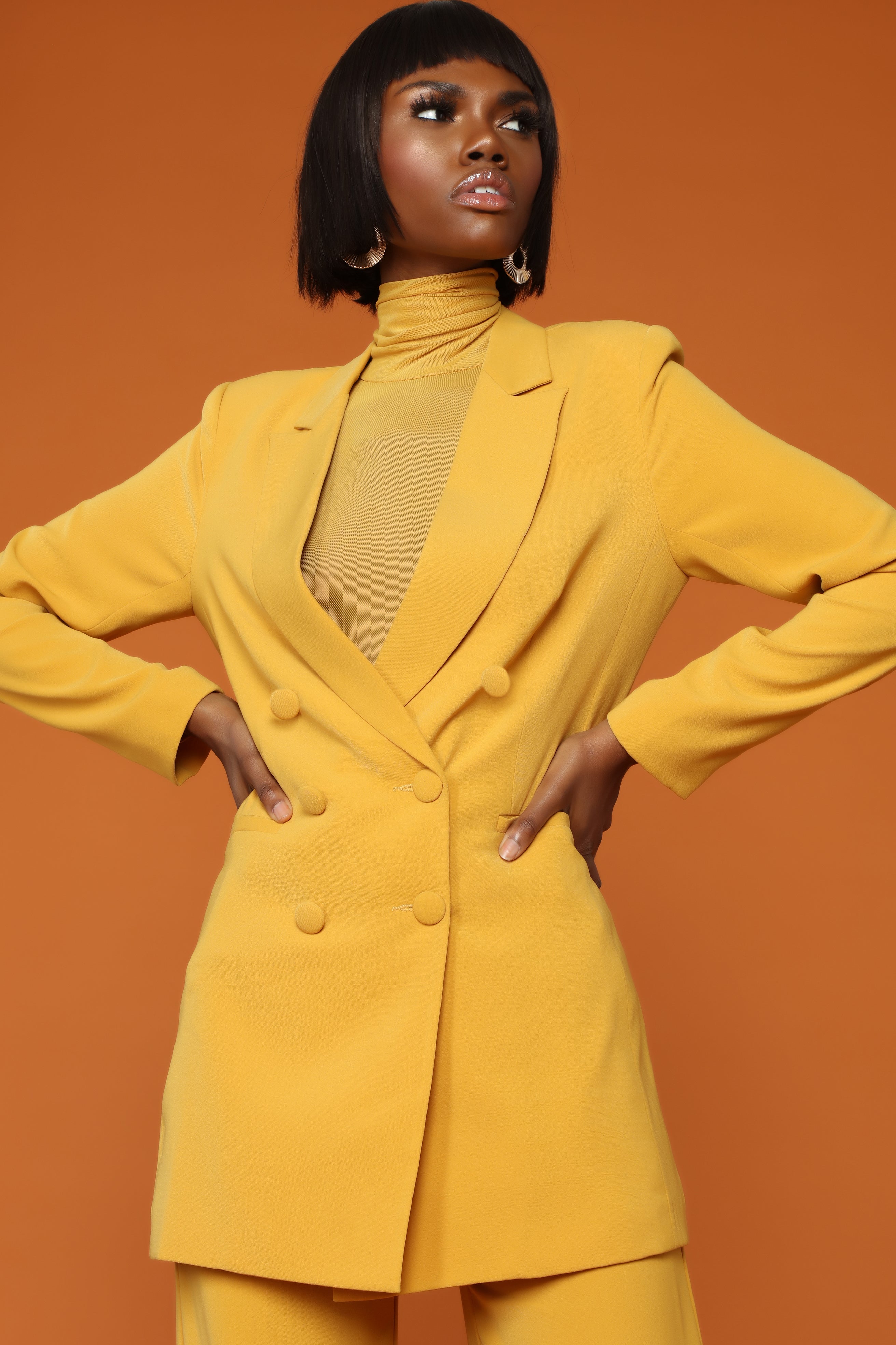 Now I m A Boss Jacket Mustard Fashion Nova Celebrity