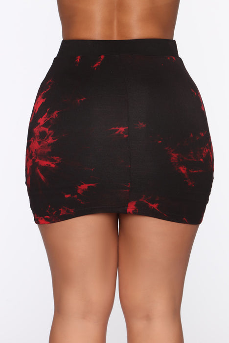 Tie dye skirt top tight