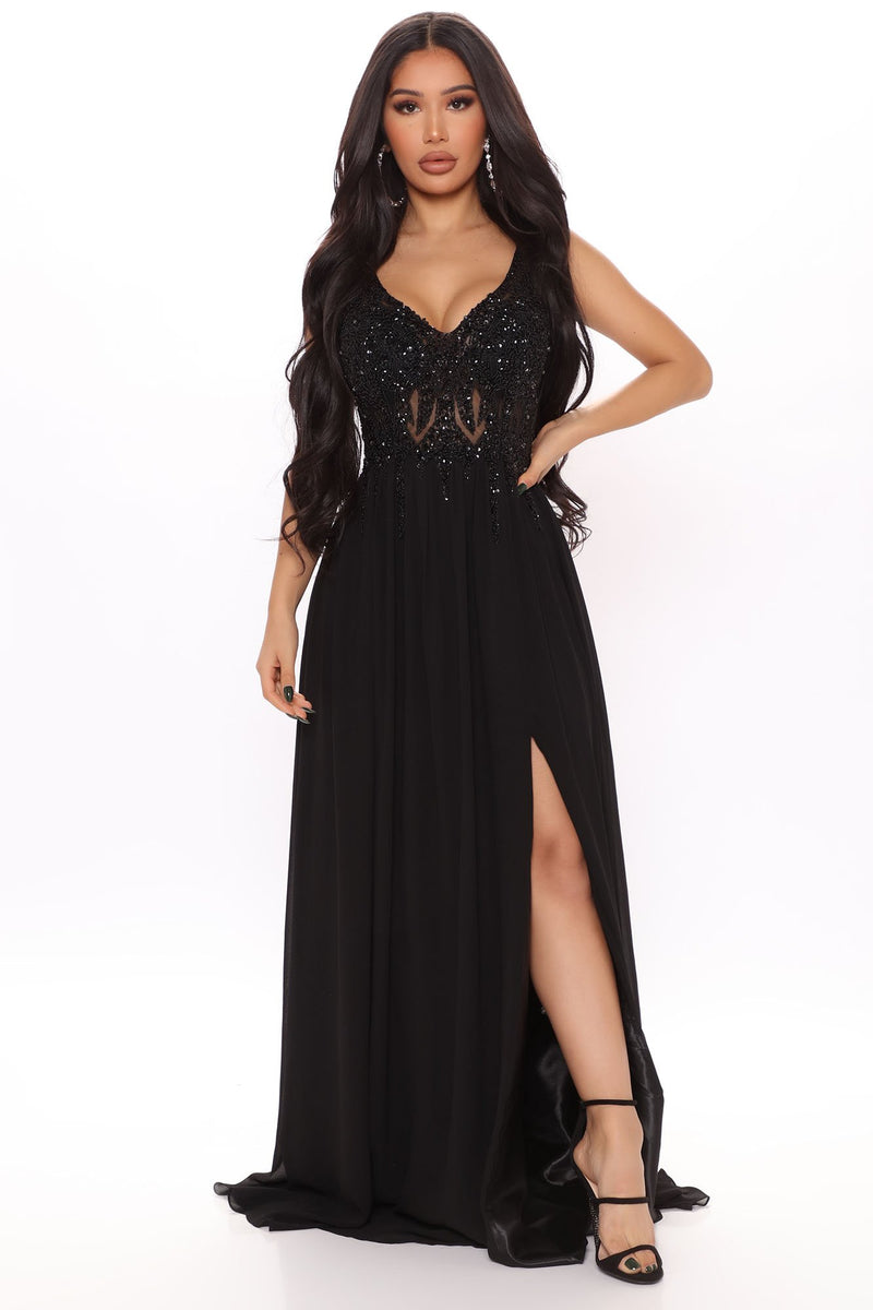 Special Occasions Maxi Gown - Black | Fashion Nova, Dresses | Fashion Nova