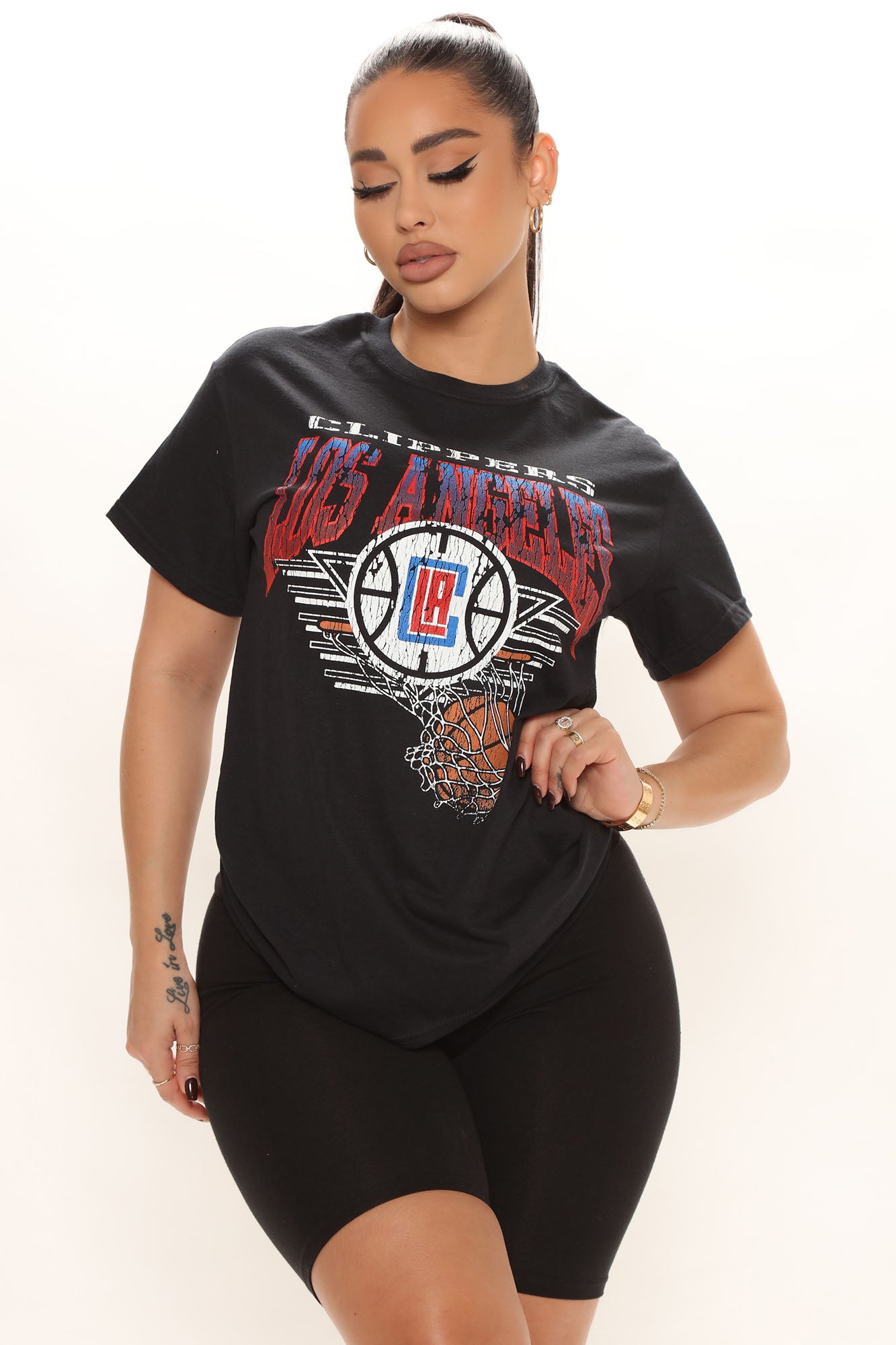 LA Clippers Forever Short Sleeve Tee - Black