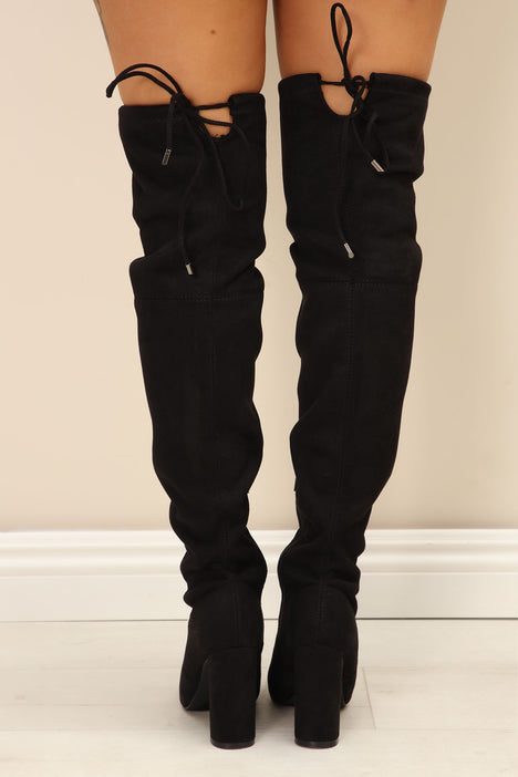 High rise heel hotsell boots