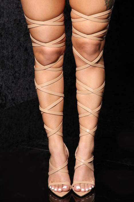 Wrap up shop sandal heels