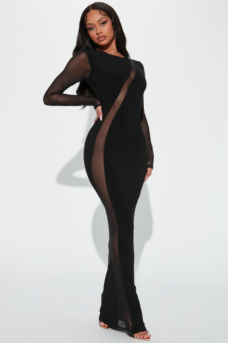 Lydia Maxi Dress - Black | Fashion Nova, Dresses | Fashion Nova