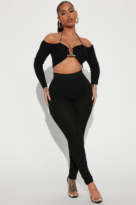 Just What You Needed Legging Set - Black
