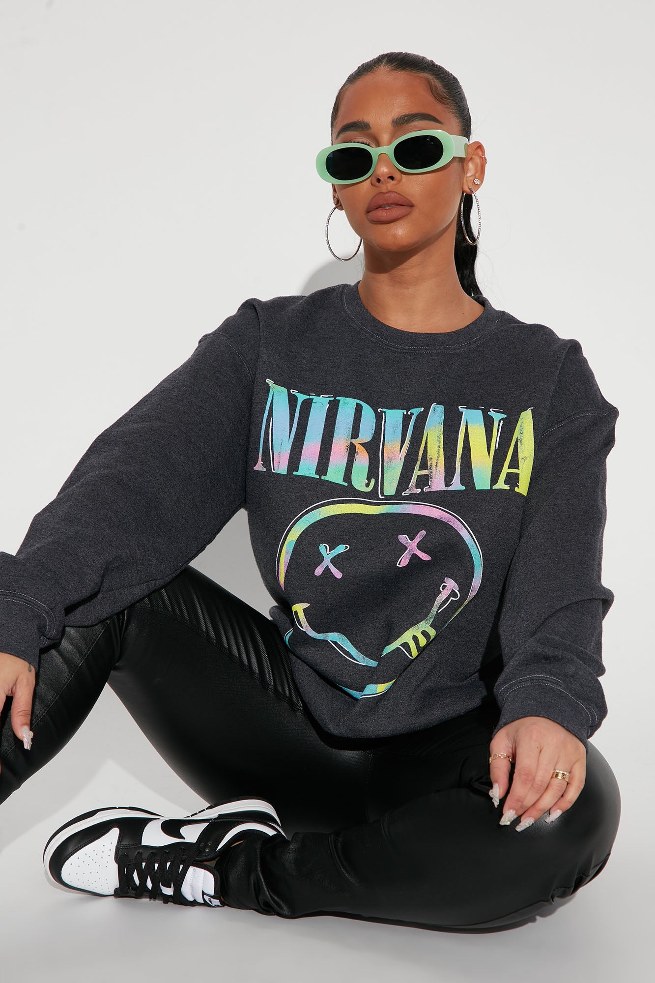 Nirvana crewneck top