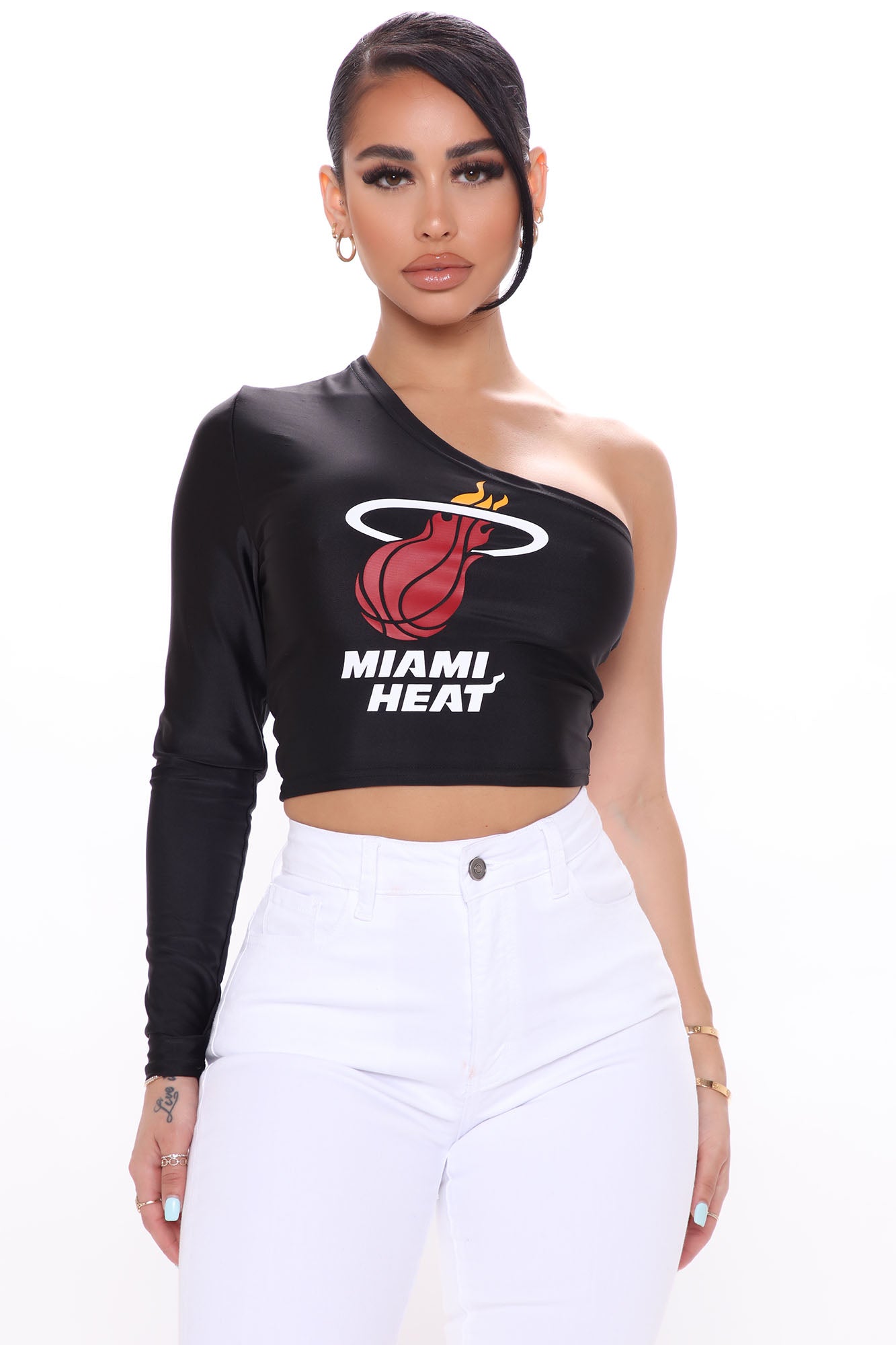 Miami heat crop top jersey 2025