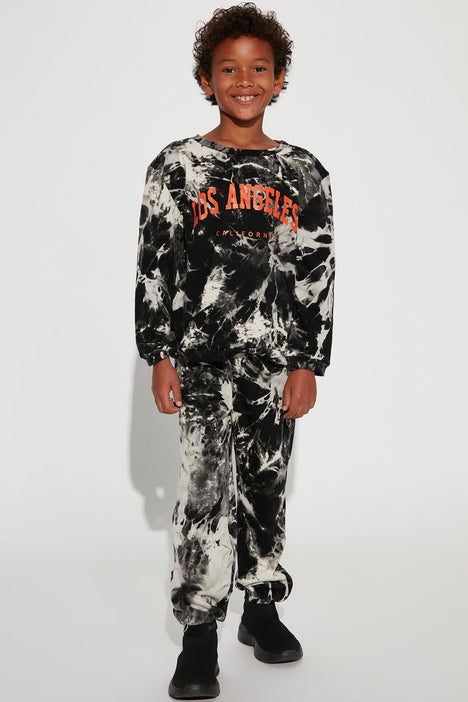 Kids tie dye jogger set store