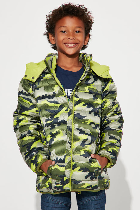 Neon camo jacket discount