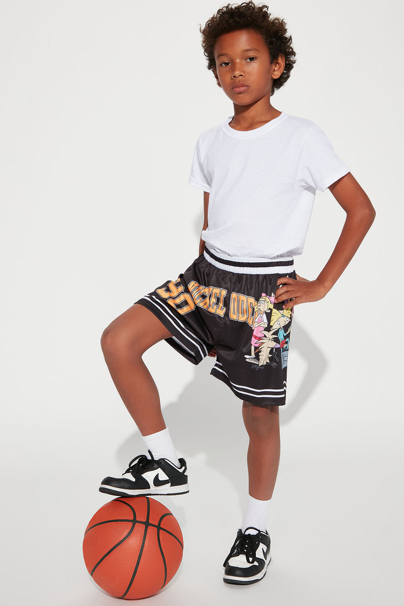 Mini Nickelodeon Jersey Shorts - Black | Fashion Nova, Kids Shorts ...