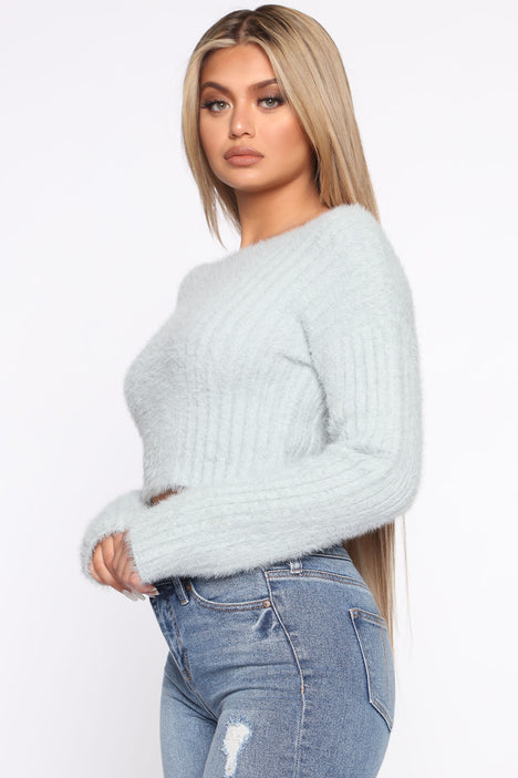 Fuzzy sweater sale fashion nova
