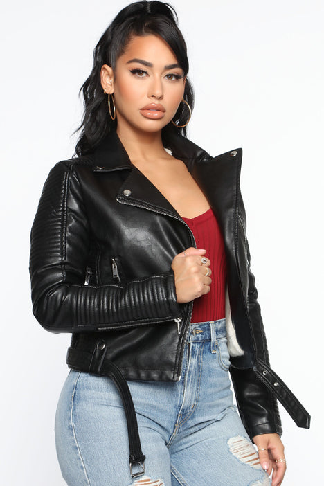 Fashion nova deals biker jacket