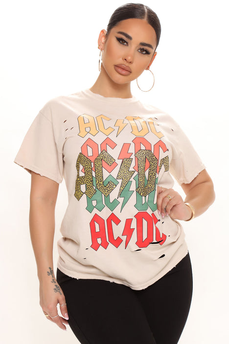 Tee shirt femme hotsell acdc
