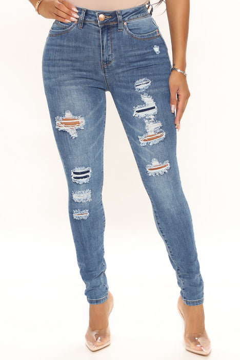Rip and hot sale repair jeans womens