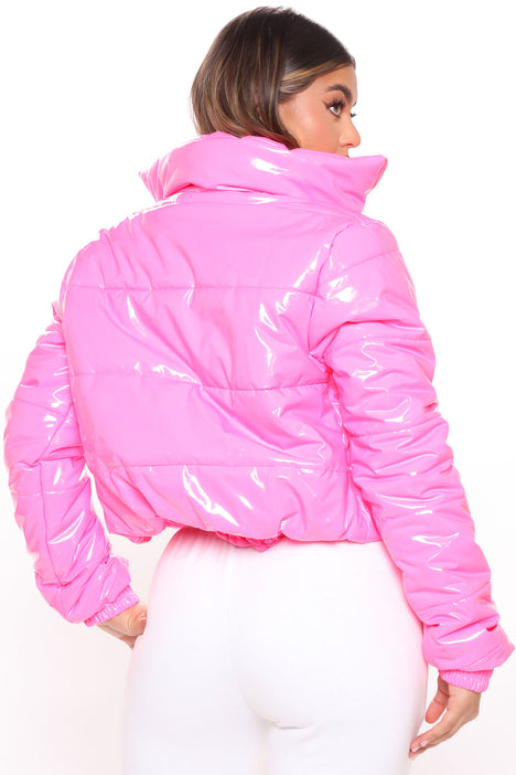 Pink packable jacket clearance