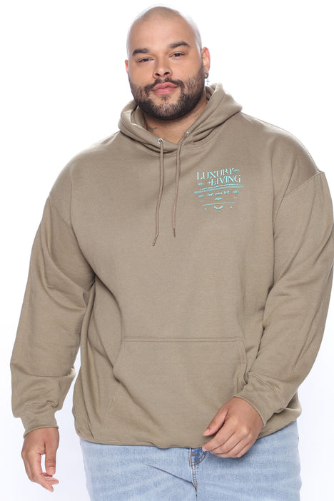 Luxury Living Hoodie Brown