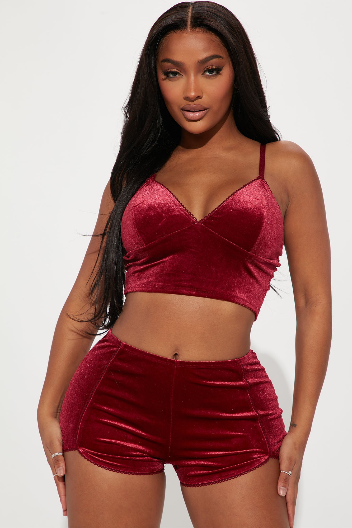 Velvet pj shorts new arrivals