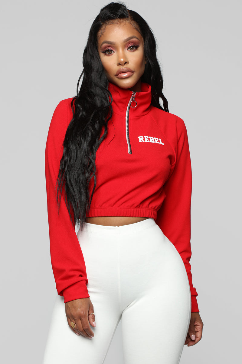 Rebel Without A Cause Top - Red | Fashion Nova, Screens Tops and ...