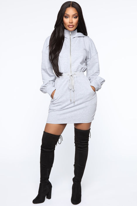 Hoodie dress sales fashion nova