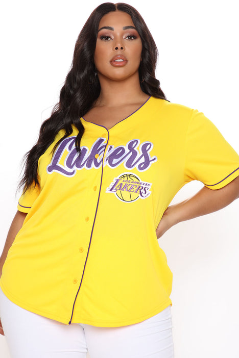 NBA Head Coach Lakers Jersey Top- Purple, Fashion Nova, Screens Tops and  Bottoms