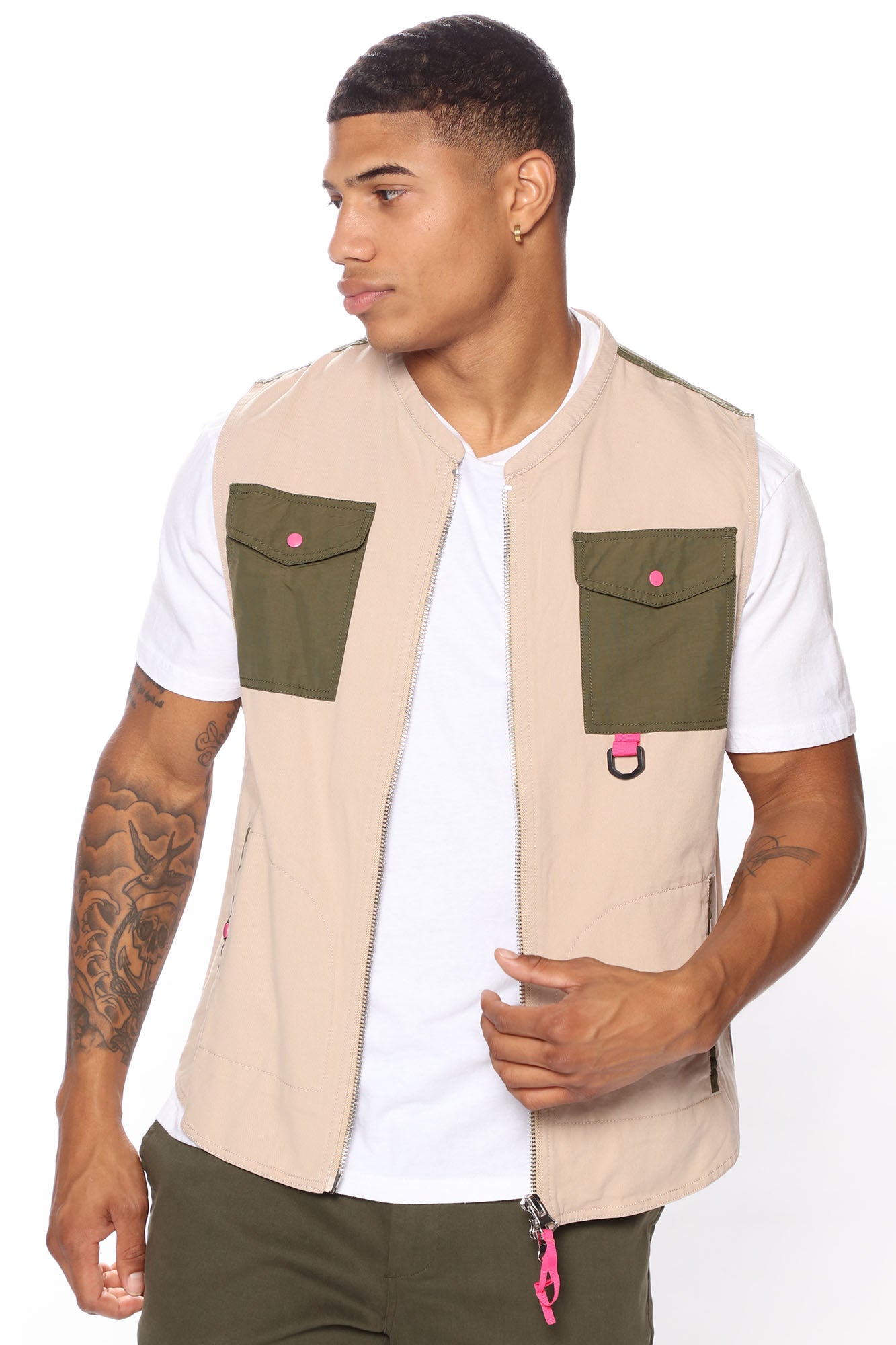 Wild And Free Utility Vest Tan Fashion Nova Mens Jackets