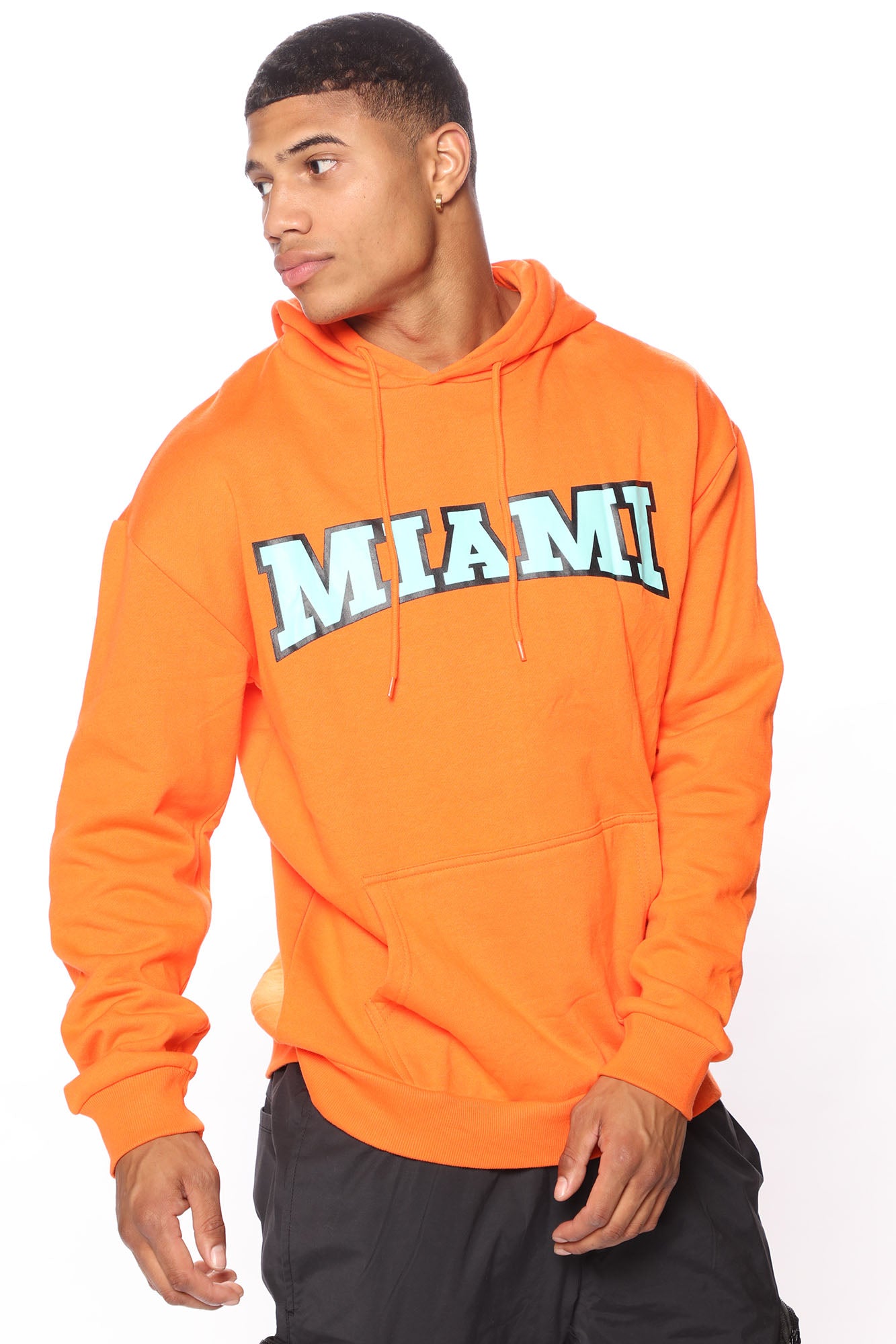 Kenny Zip Up Hoodie - Orange, Fashion Nova, Mens Jackets