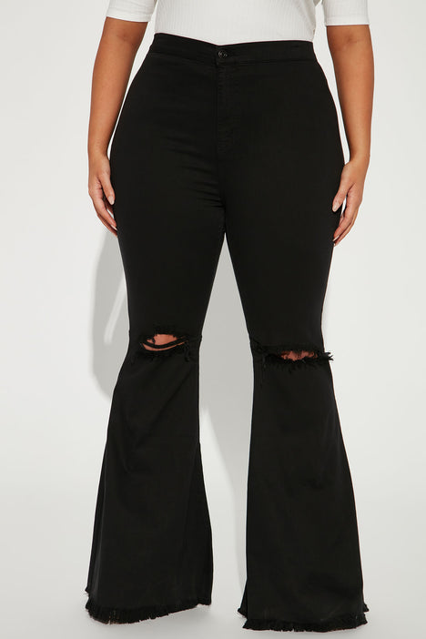 Extreme flare jeans deals plus size