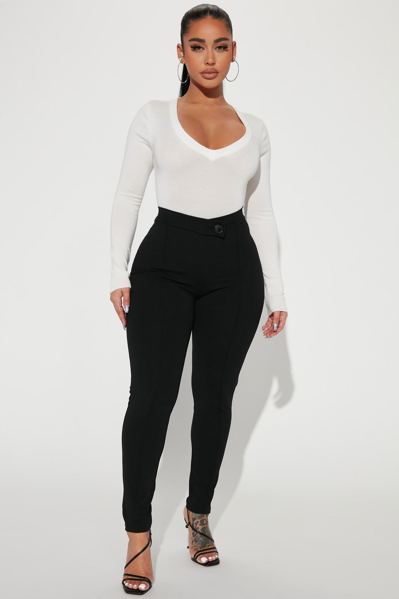 Call It Even Skinny Leg Dress Pants Black Fashion Nova Career